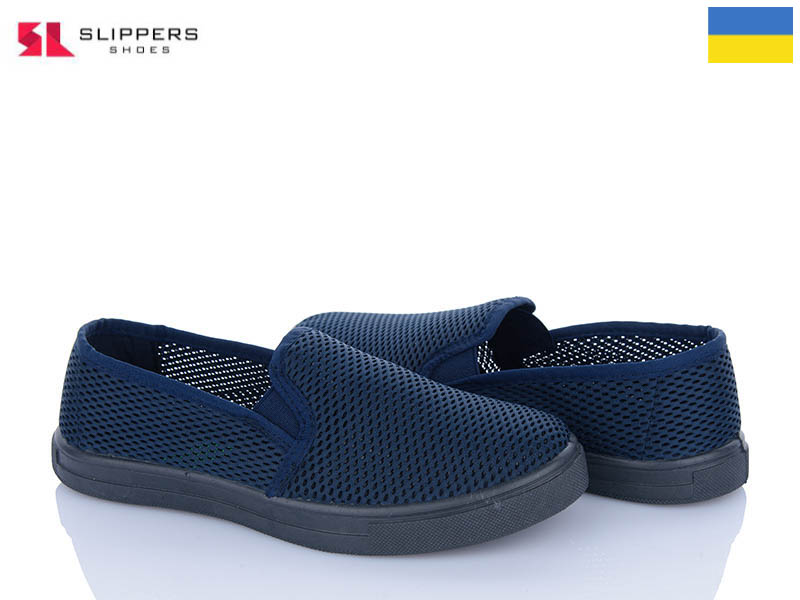 Слипоны Slipers (40-45) C3 с-ч (лето)