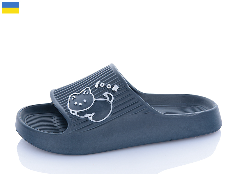 Шлепанцы ALEX M&L (36-41) ML104 т.синій (лето)