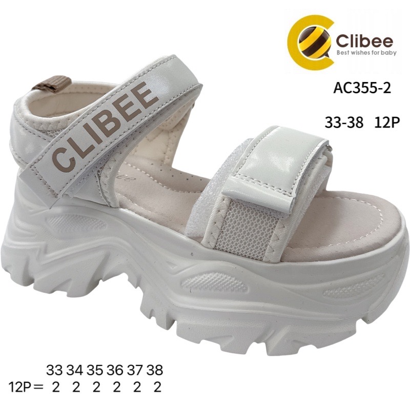 Босоножки DvaClibee (33-38) LD-AC355-2 (лето)