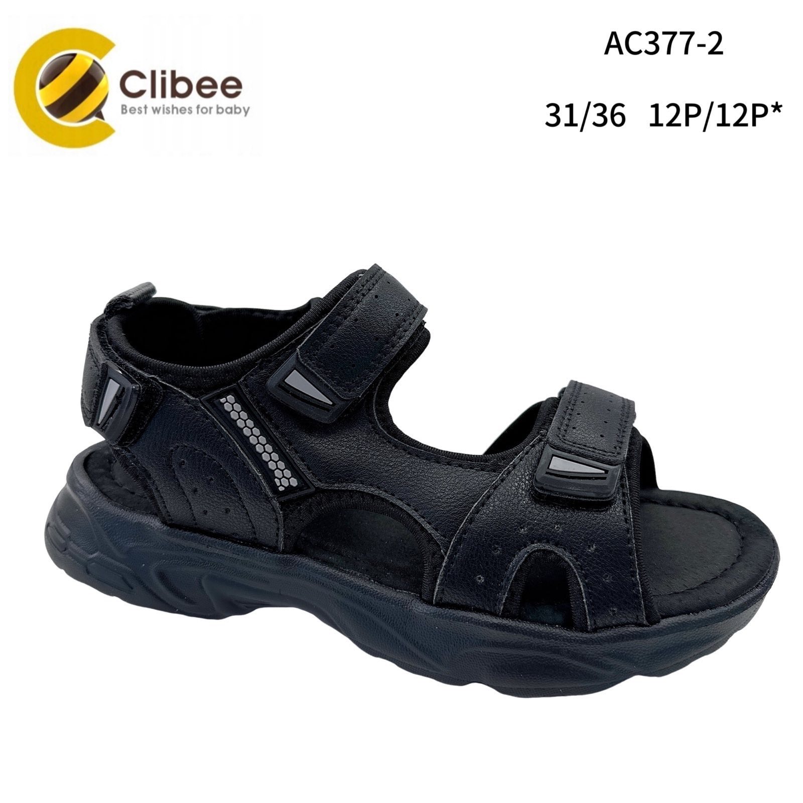 Босоножки DvaClibee (31-36) LD-AC377-2 (лето)