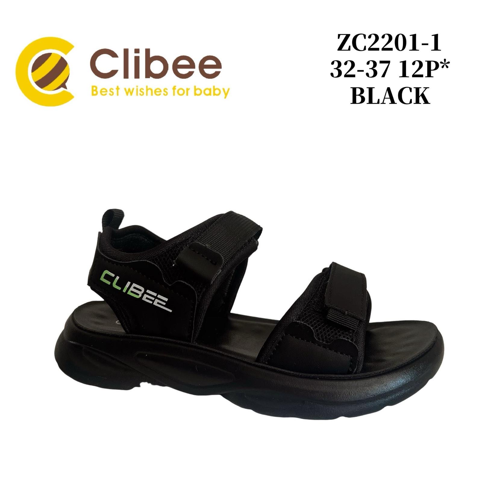 Босоножки DvaClibee (32-37) OD-ZC2201-1 black (лето)