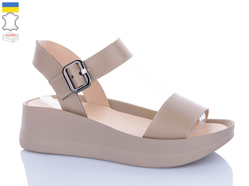 Босоножки Sali (37-41) 1721 капучино кап-п. (лето)