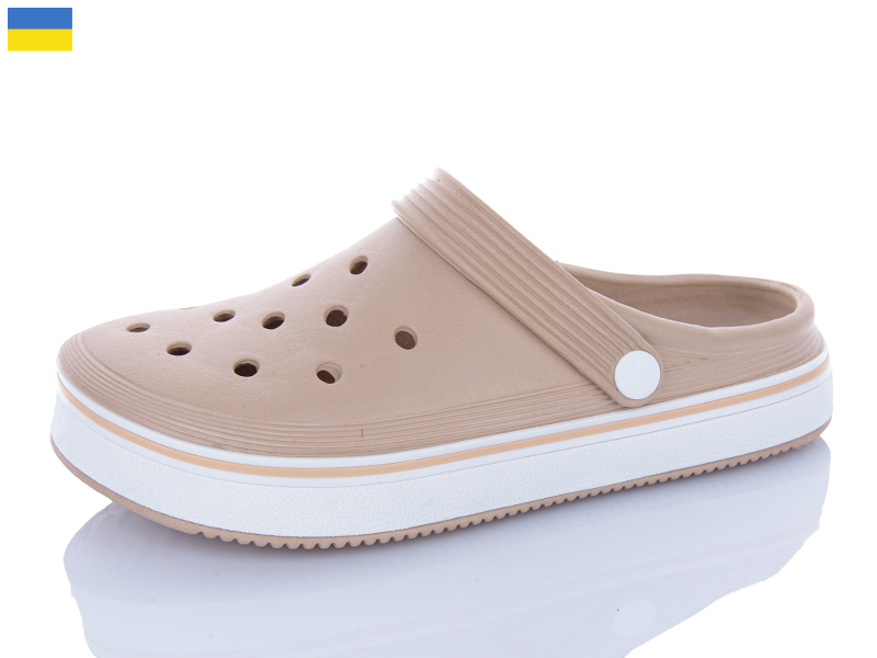 Кроксы Inblu (36-41) 4001 капучино (лето)