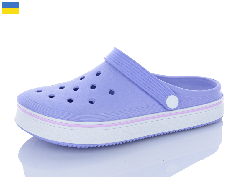 Кроксы Inblu (36-41) 4001 лаванда (лето)