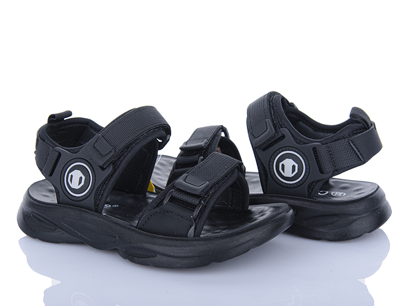 Босоножки Clibee (32-37) ZC2203 black-grey (лето)