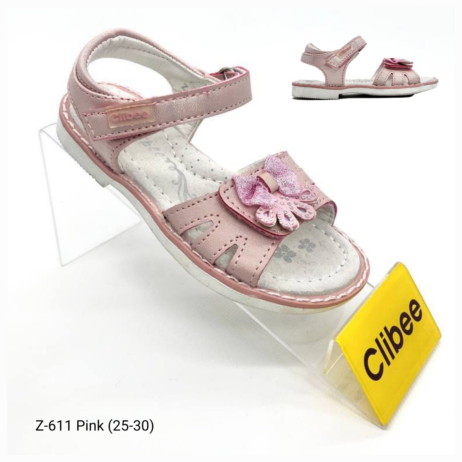 Босоножки DvaClibee (25-30) Apa-Z611 pink (лето)