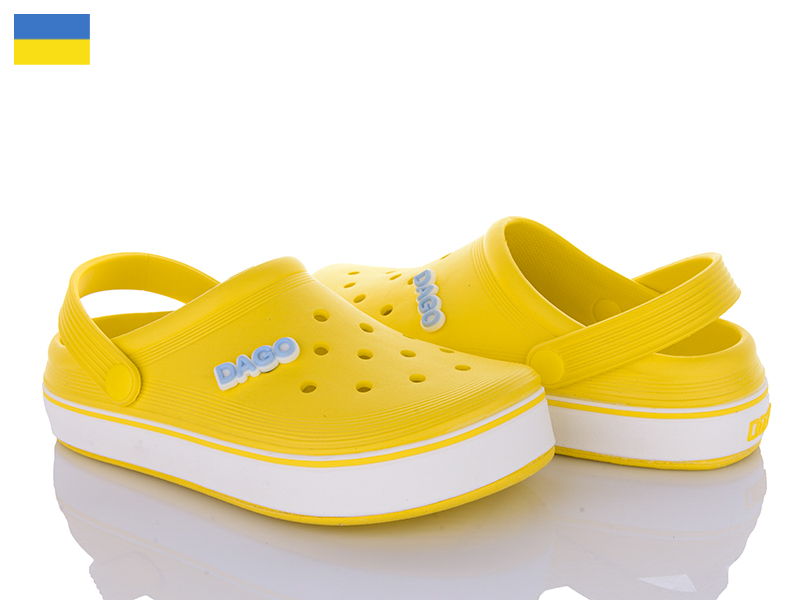 Кроксы Golden Lion (37-41) 419 жовтий (лето)