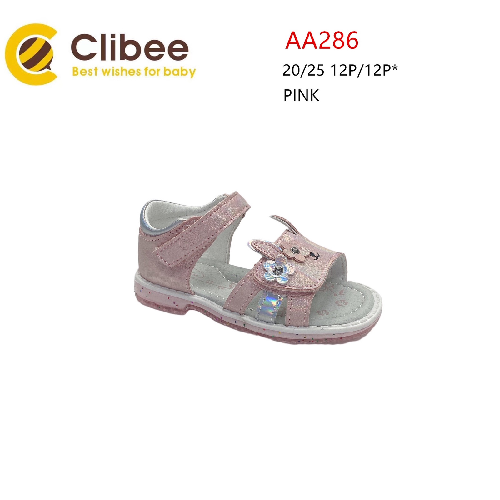 Босоножки DvaClibee (20-25) LD-AA286 pink (лето)