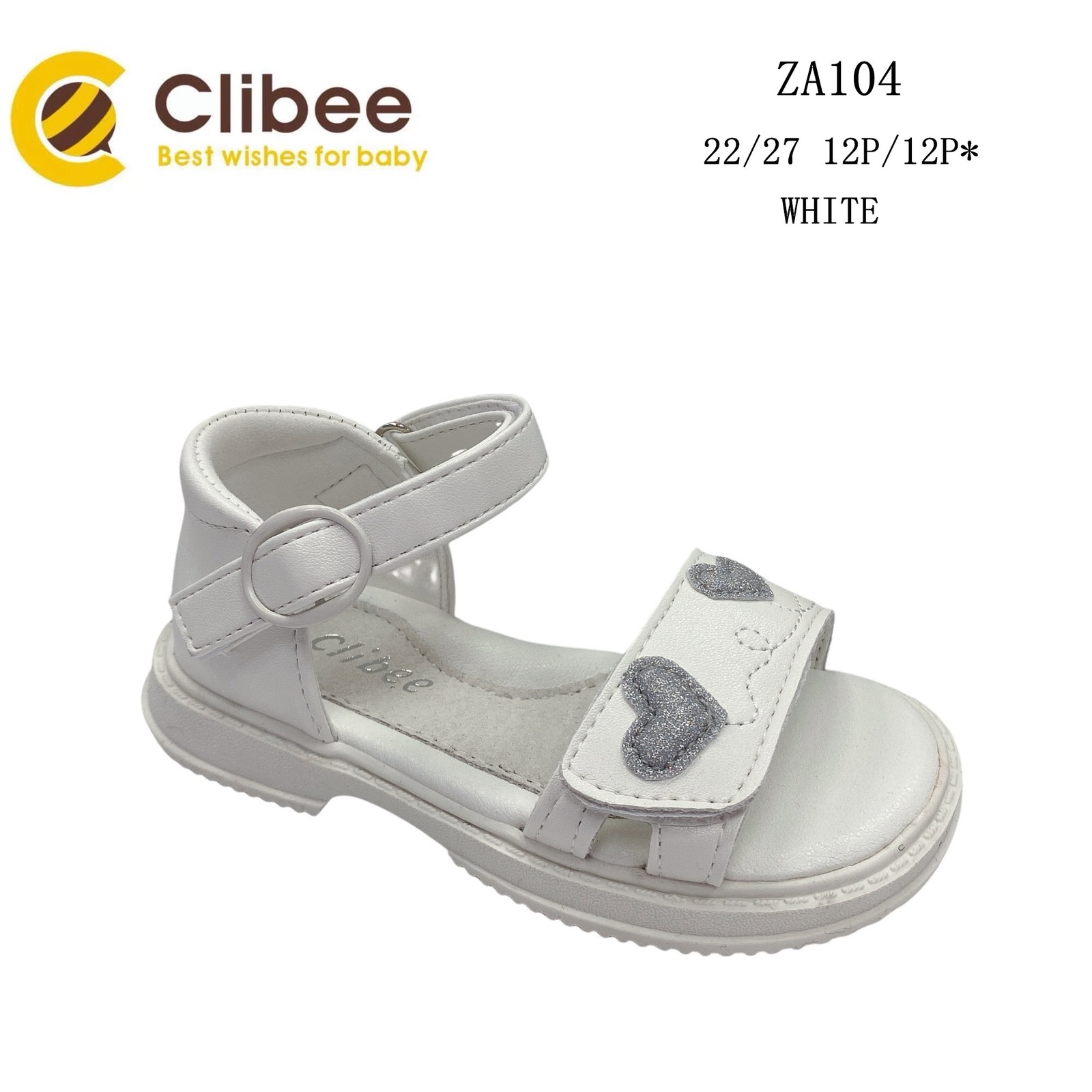 Босоножки DvaClibee (22-27) LD-ZA104 white (лето)