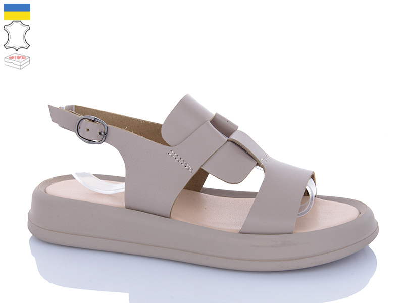 Босоножки Sali (36-40) 21160 капучино кап-п. (лето)