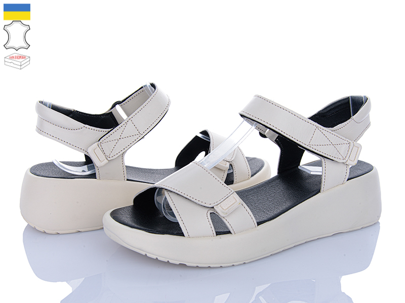 Босоножки A.N.I.One (36-40) 4075-25 бежевий шк. (лето)