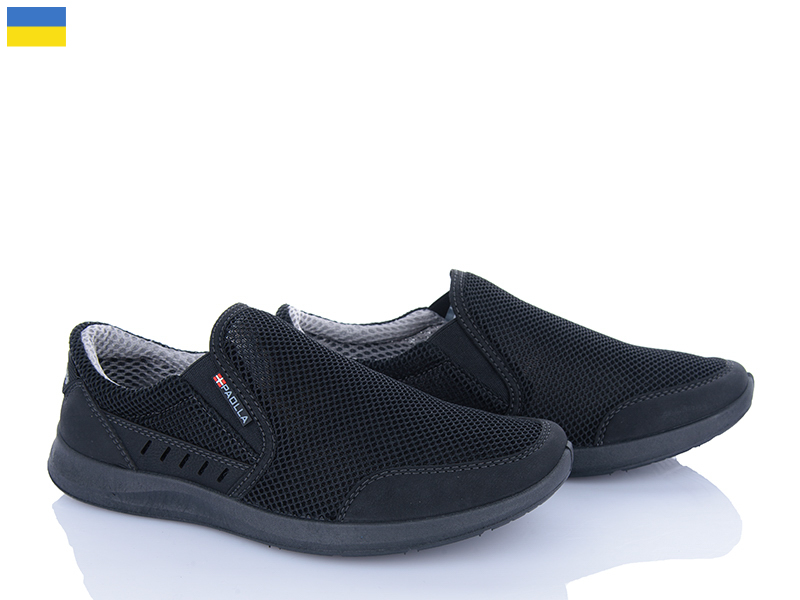 Кроссовки LVOVBAZA (40-45) Paolla А1 сітка  чорний (лето)