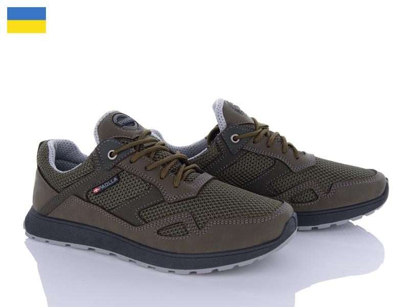 Кроссовки Paolla (40-45) Paolla 2-3713 хакі сітка (деми)
