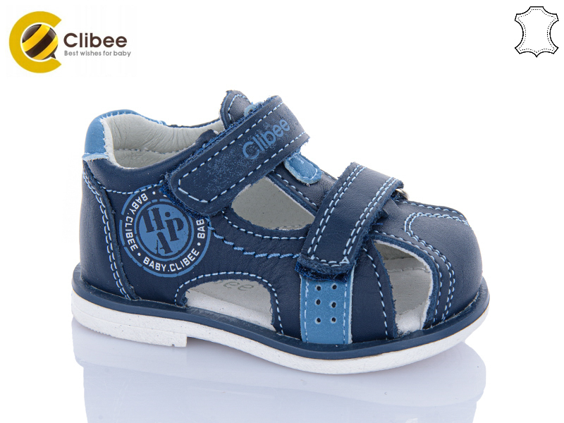Босоножки Clibee-Apawwa (18-23) AA323-2 d.blue-l.blue (лето)