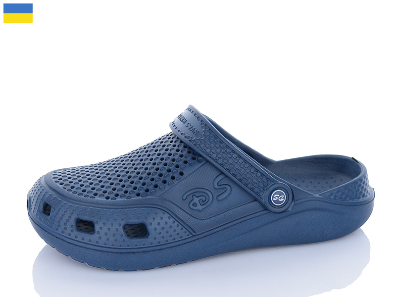 Кроксы ALEX M&L (41-46) ML06 т.синій (лето)