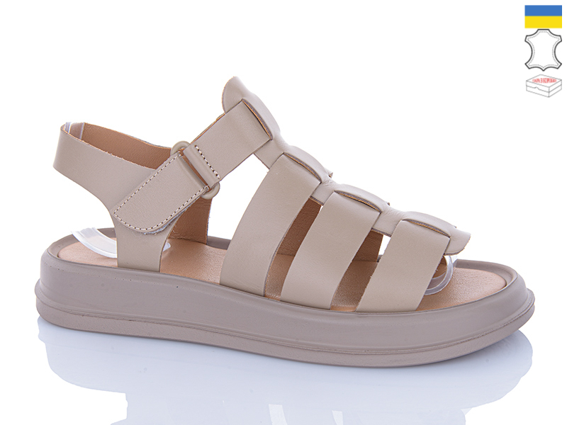 Босоножки Sali (36-40) 263 капучино кап-п. (лето)