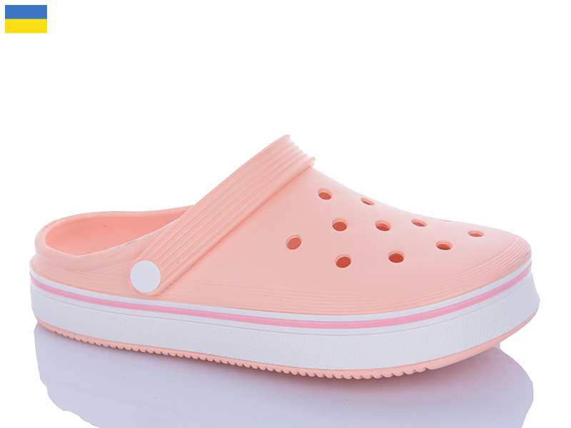 Кроксы Inblu (36-41) 4001 персиковий (лето)