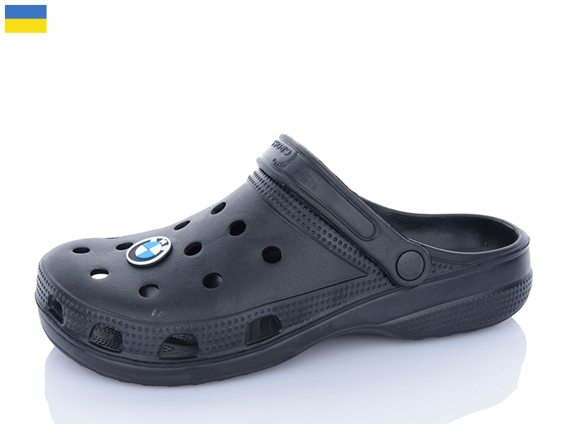 Кроксы Inblu (40-45) SV018 чорний (лето)