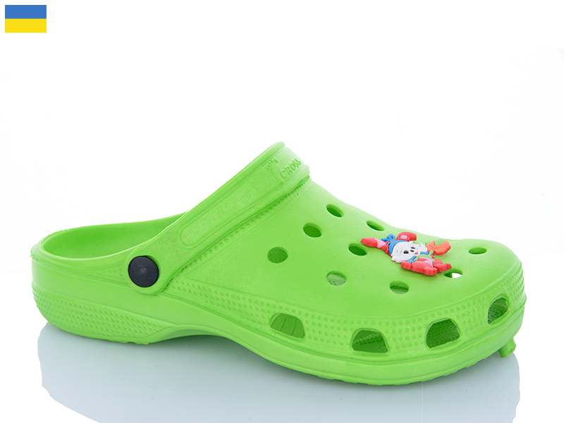 Кроксы Inblu (36-41) SV18 зелений (лето)