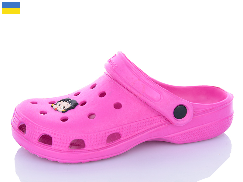 Кроксы Inblu (36-41) SV18 малиновий (лето)