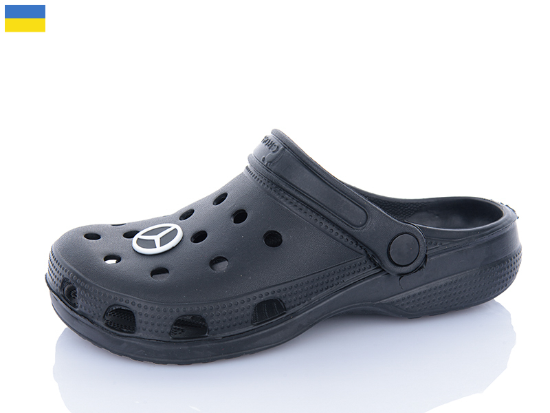 Кроксы Inblu (36-41) SV18 мерс.чорний (лето)