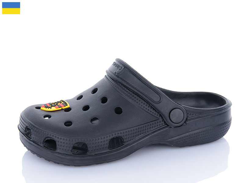 Кроксы Inblu (36-41) SV18 порш.чорний (лето)