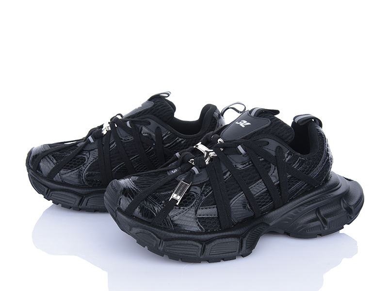 Кроссовки Clibee (35-40) D5212 black (деми)
