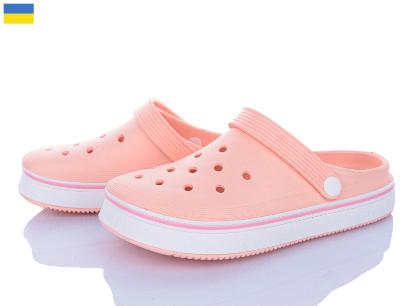 Кроксы Roks (36-41) 1004 персиковий (лето)