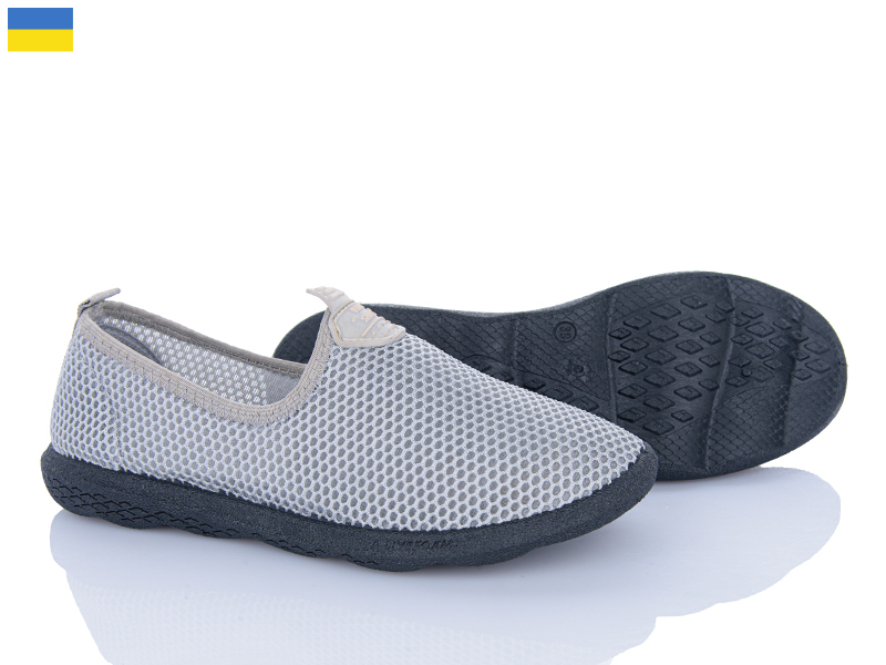 Кроссовки Kindzer (36-41) 18 сірий-чорний (лето)