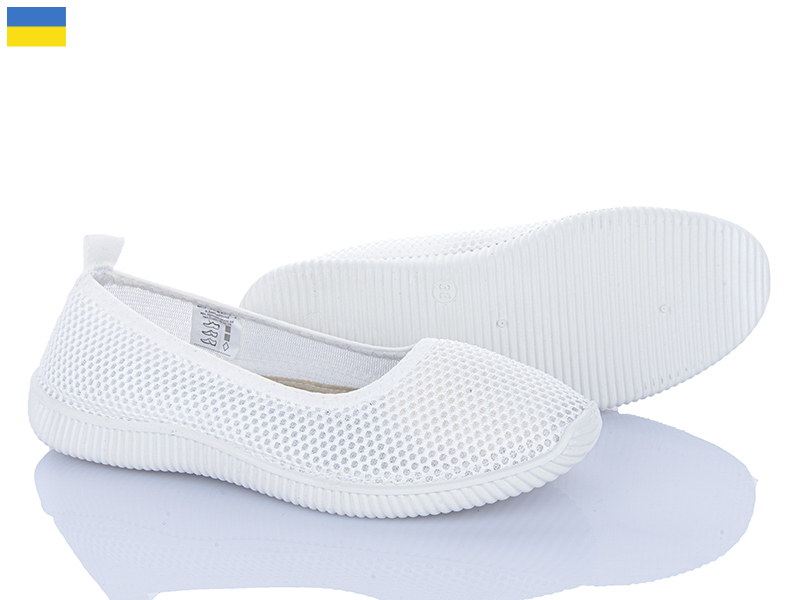 Туфли Kindzer (36-41) Кредо 23-40 білий (лето)