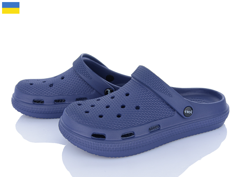 Кроксы Vladimir (36-41) Крок C98 т.синій (лето)
