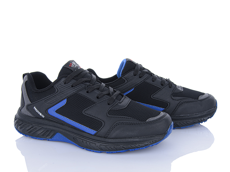 Кроссовки VS (40-44) Wanderfull black-blue (40-44) (деми)