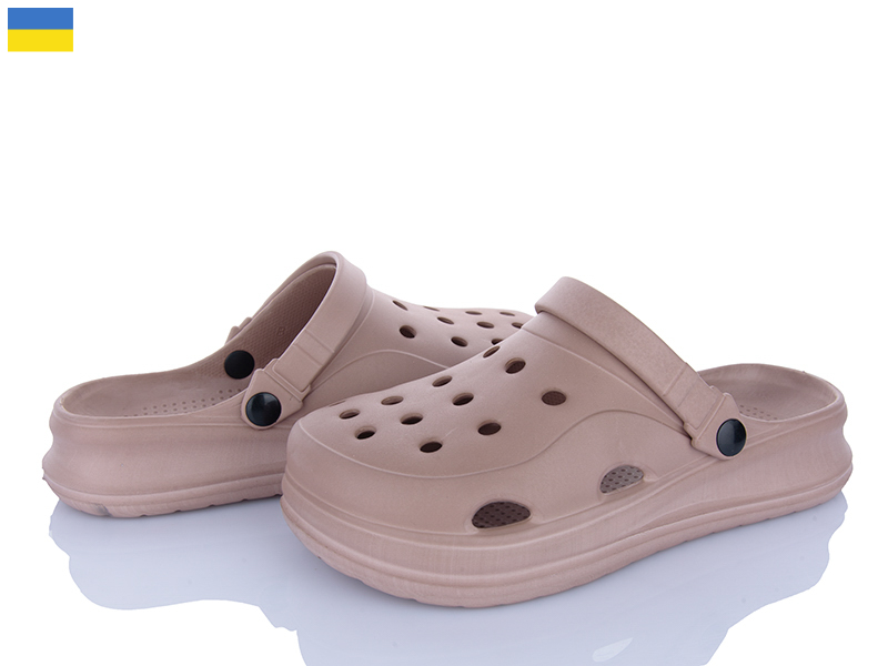Кроксы Inblu (37-41) 650 капучино (лето)
