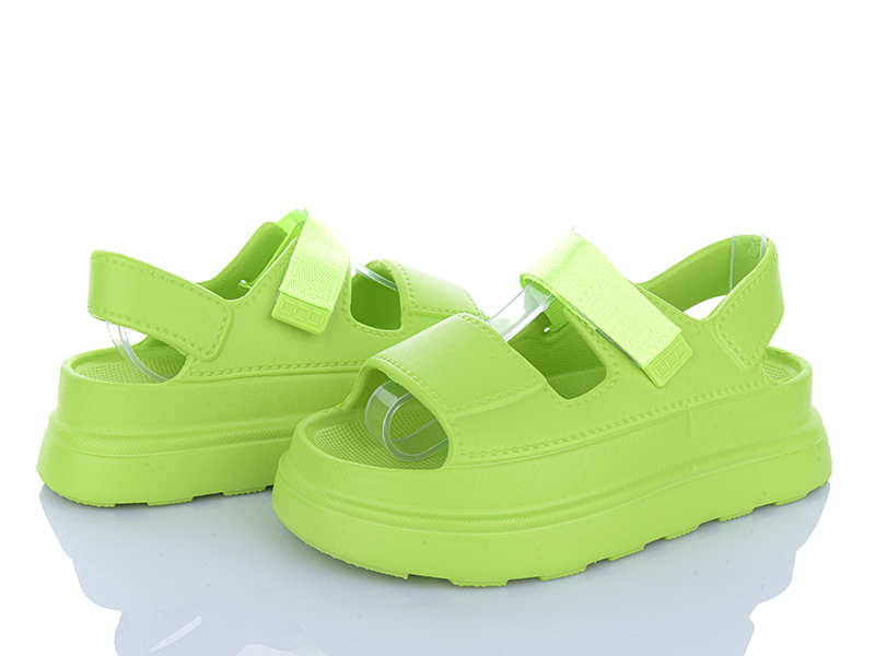 Босоножки QQ Shoes (36-41) QQ55 l.green (лето)