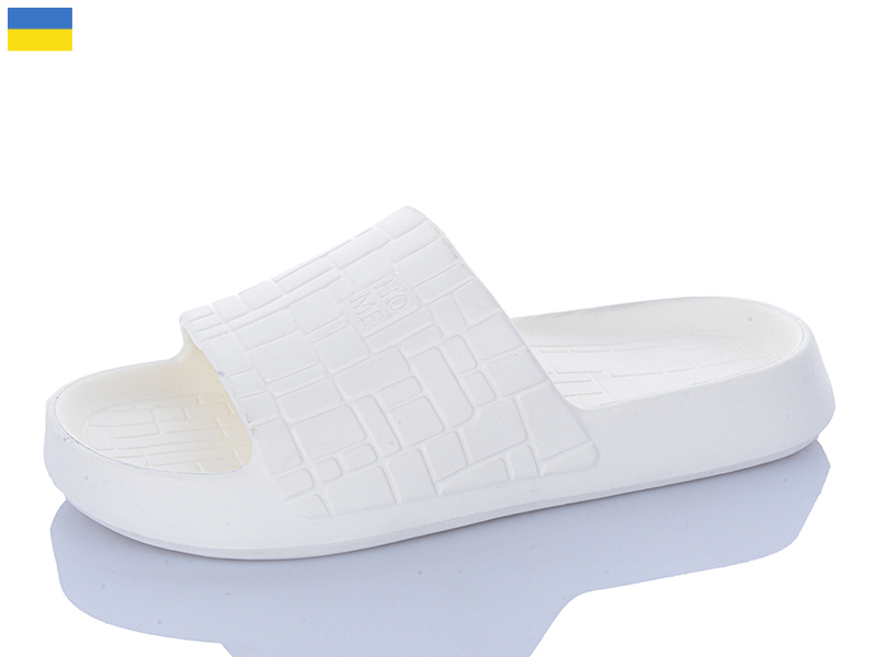 Шлепанцы ALEX M&L (36-41) ML112 білий (лето)
