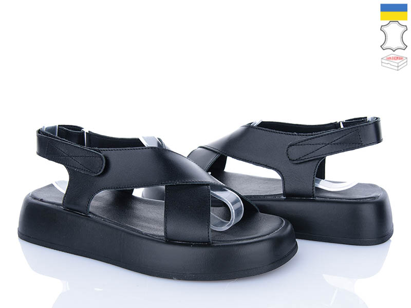 Босоножки Viscala (36-40) 23211 шк.чорний (лето)
