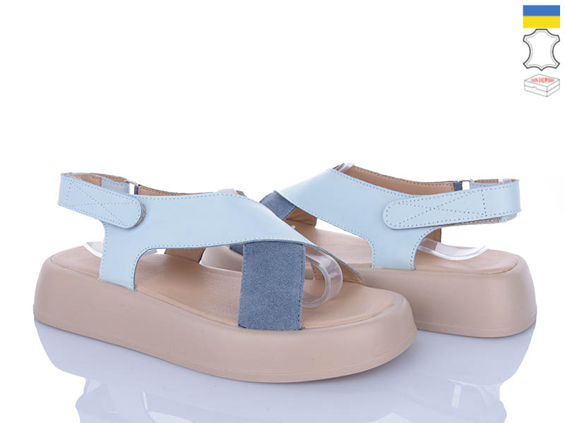 Босоножки Viscala (36-40) 23211ДЖ шк.велюр (лето)