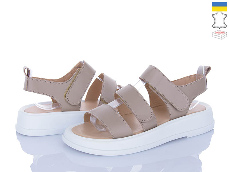 Босоножки Viscala (36-40) 23212 шк.бежевий (лето)