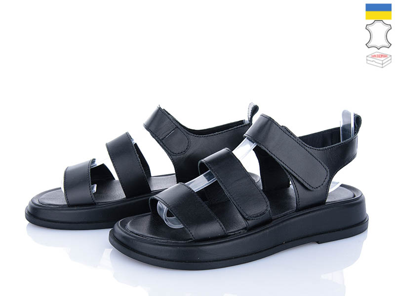 Босоножки Viscala (36-40) 23212 шк.чорний (лето)