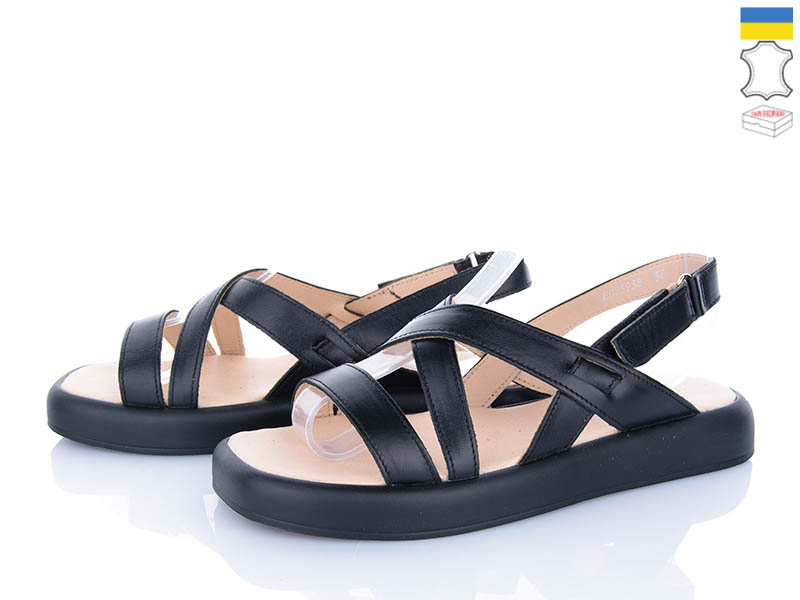 Босоножки Viscala (36-40) 23938 шк.чорний (лето)