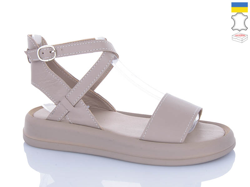 Босоножки Garti (36-40) 0145 беж шкіра (лето)