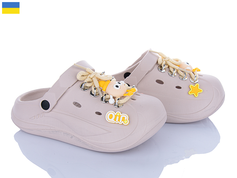 Кроксы Golden Lion (36-40) 160 бежевий (лето)