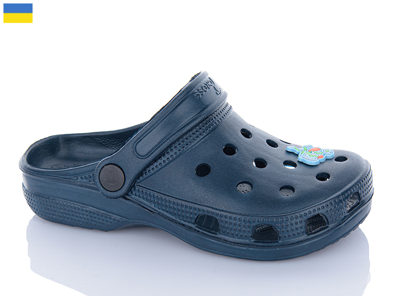 Кроксы Inblu (30-35) 017 т.синій (лето)