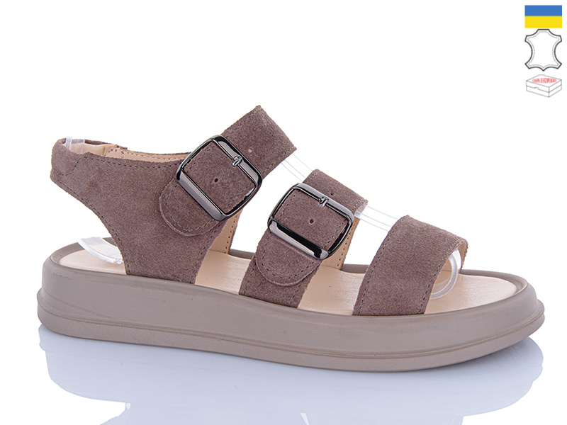 Босоножки Sali (36-40) 914 капучино з кап-п. (лето)