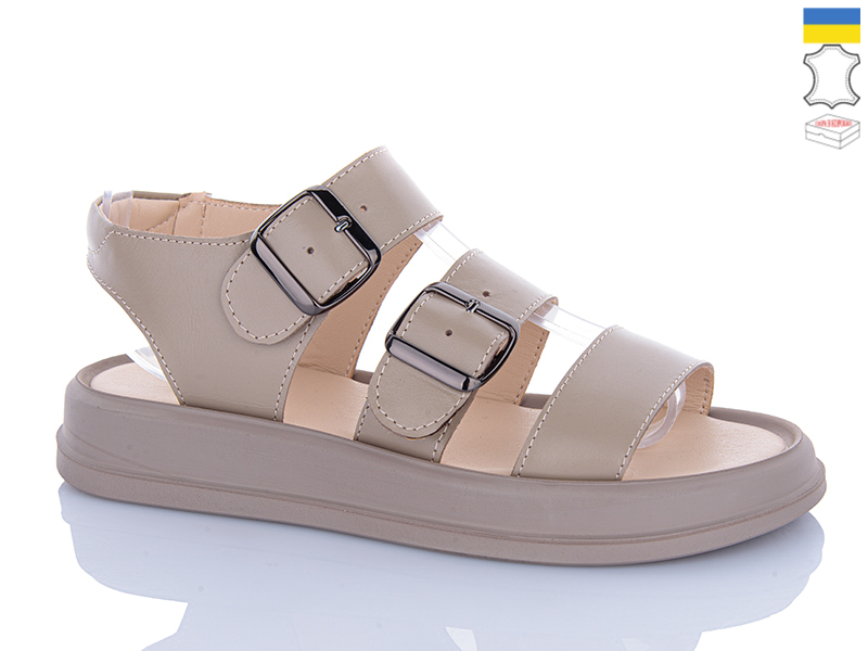 Босоножки Sali (36-40) 914 капучино кап-п. (лето)