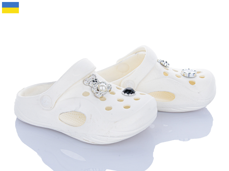 Кроксы Inblu (24-31) 411-1 бежевий (лето)