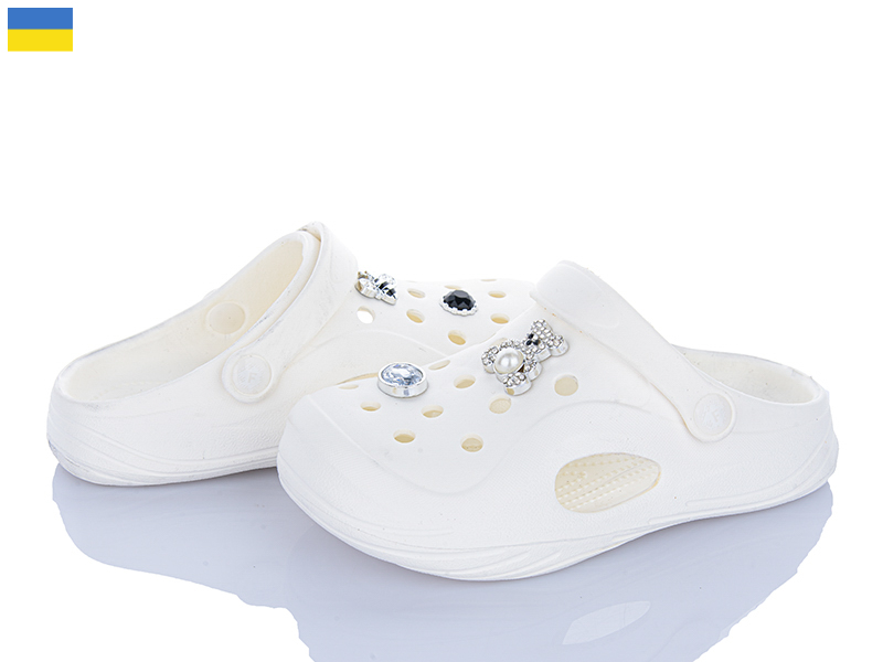 Кроксы Inblu (32-35) 612-1 бежевий (лето)