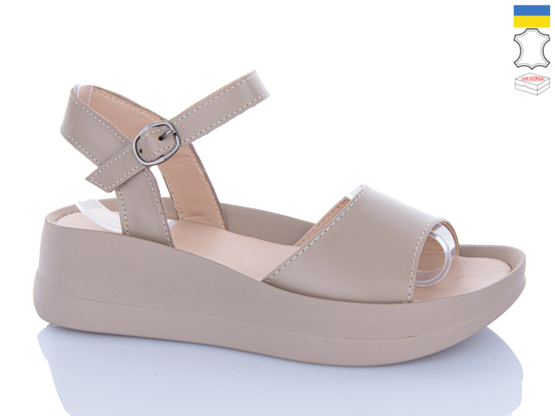 Босоножки Sali (37-41) 508-25 капучино кап-п. (лето)