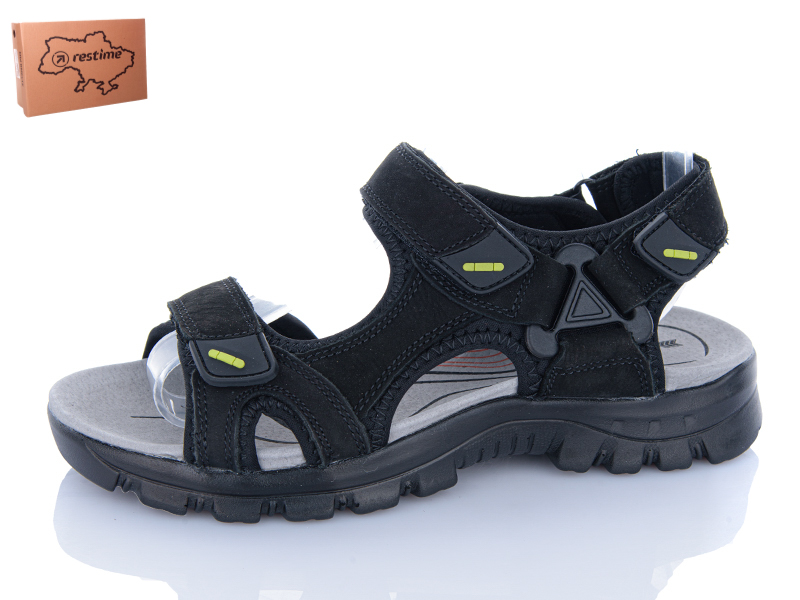 Босоножки Restime (36-41) NWL25041 black (лето)