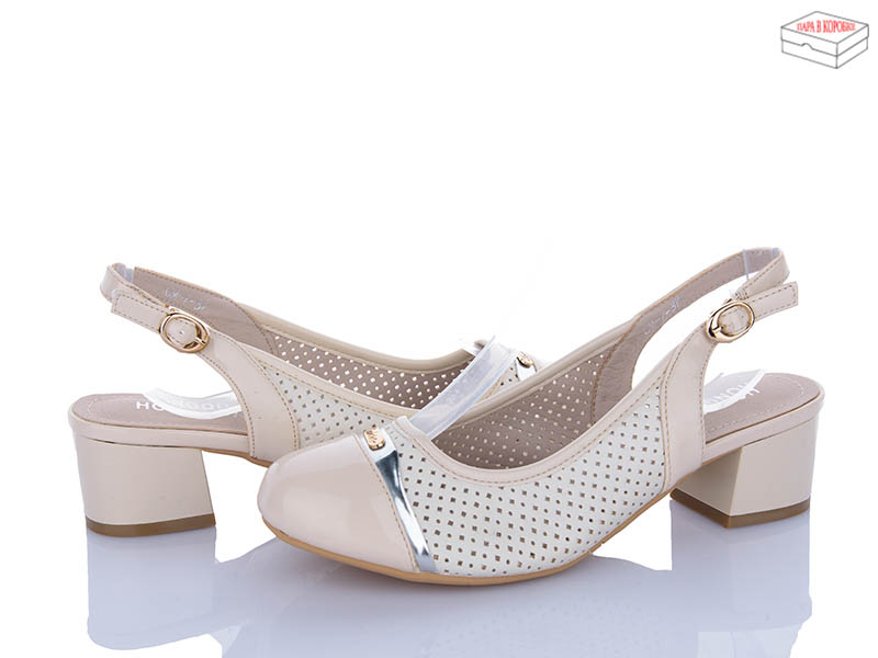 Босоножки QQ Shoes (36-41) CM7 beige (лето)